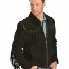Scully Boar Suede Fringe Jacket For Men's 2 Scully Boar Suede Fringe Jacket For Men's -Scully Shop 082929 89 P1