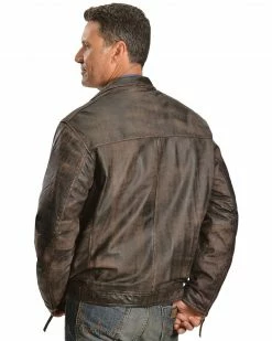 Scully Vintage Lamb Jacket For Men's Black -Scully Shop 082A40 41 P2