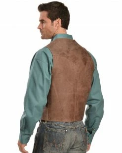 Scully Western Lamb Vest For Men's Brown 8 Scully Western Lamb Vest For Men's Brown -Scully Shop 082A42 41 P2
