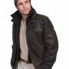 Scully Zip-Out Front & Collar Lambskin Jacket For Men's Brown 1 Scully Zip-Out Front & Collar Lambskin Jacket For Men's Brown -Scully Shop 082B06 41 P1