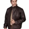 Scully Top Grain Calfskin Leather Jacket For Men's Black -Scully Shop 082B12 41 P1