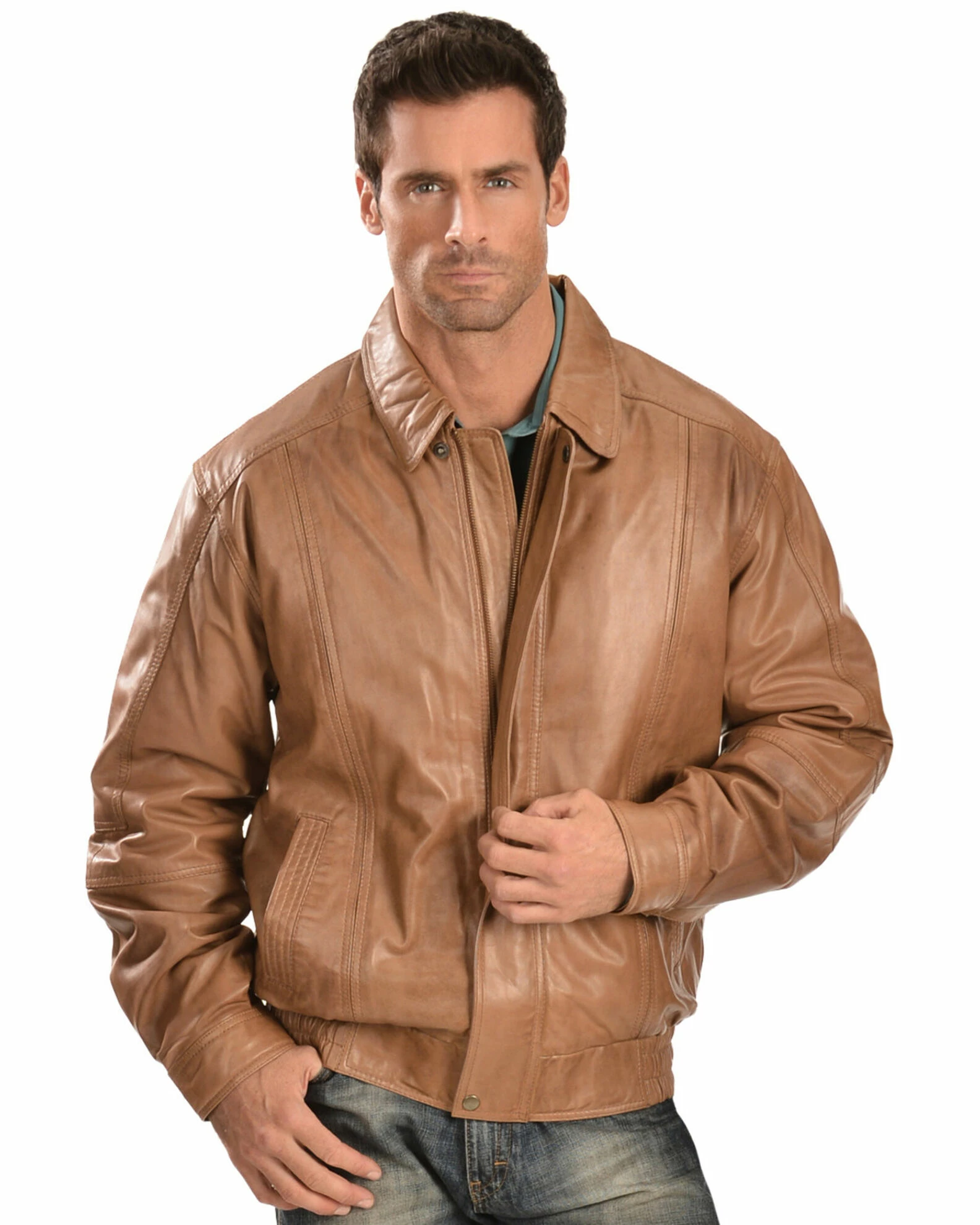 Scully Premium Lambskin Jacket - Tall For Men's Chocolate 4 Scully Premium Lambskin Jacket - Tall For Men's Chocolate - Image 2