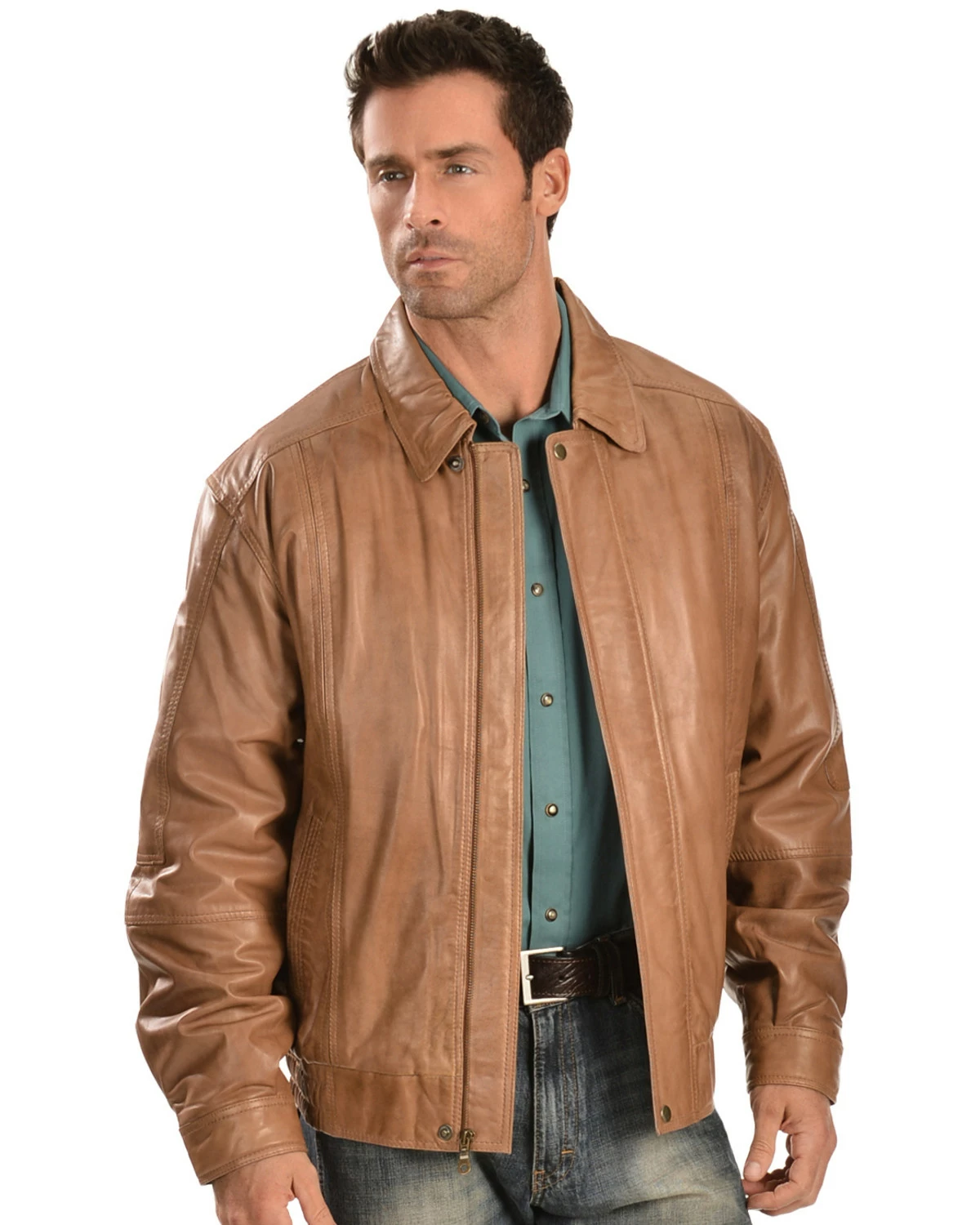 Scully Premium Lambskin Jacket - Tall For Men's Chocolate 8 Scully Premium Lambskin Jacket - Tall For Men's Chocolate - Image 6
