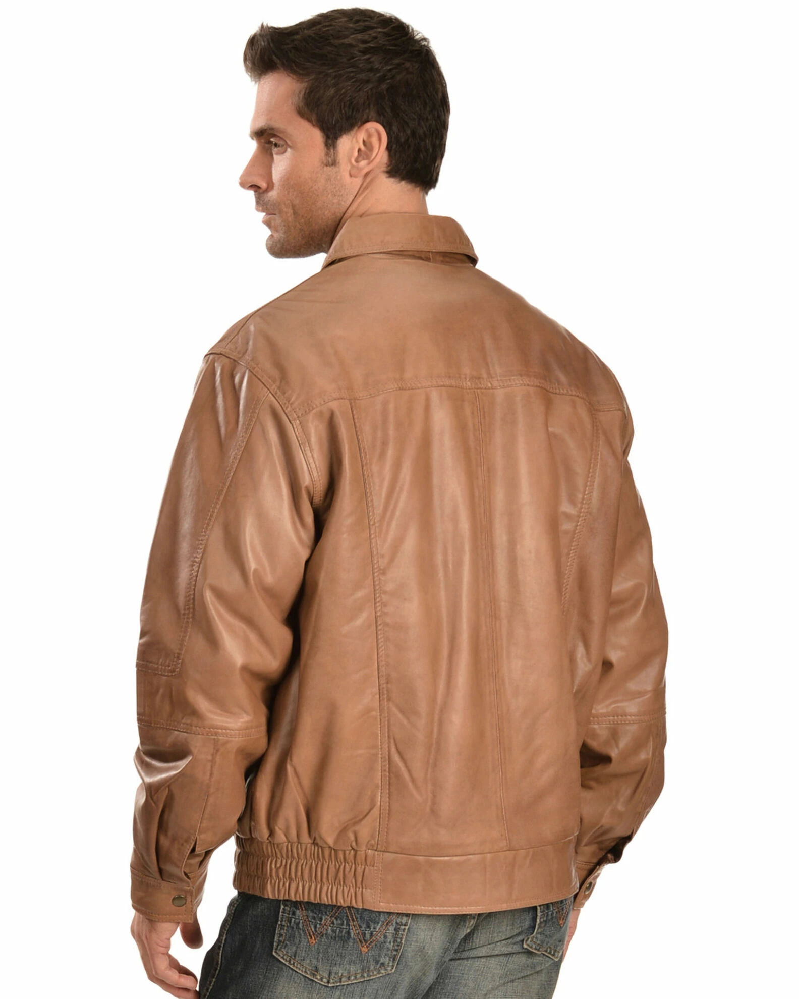 Scully Premium Lambskin Jacket - Tall For Men's Chocolate 5 Scully Premium Lambskin Jacket - Tall For Men's Chocolate - Image 3