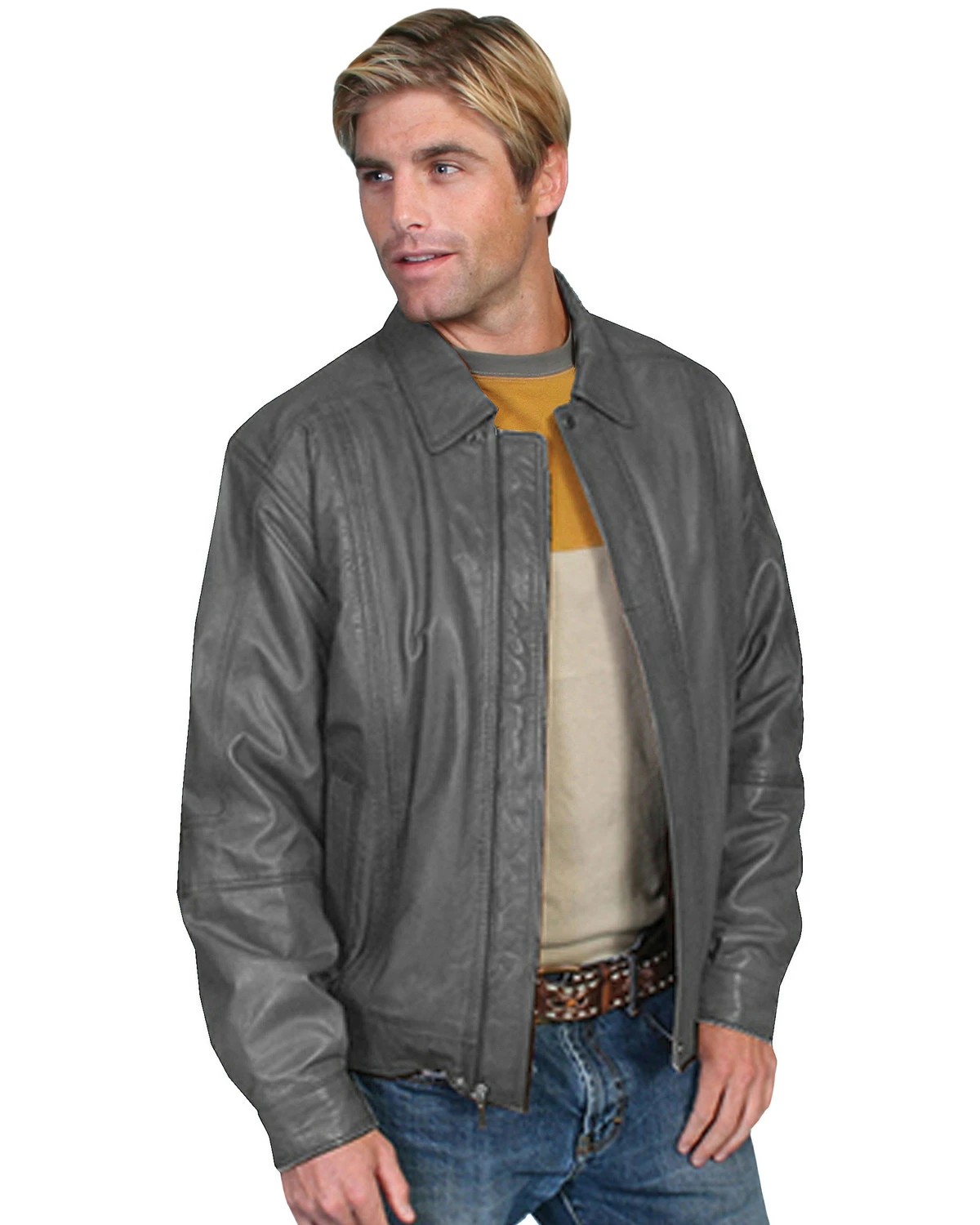 Scully Premium Lambskin Jacket - Tall For Men's Chocolate 11 Scully Premium Lambskin Jacket - Tall For Men's Chocolate - Image 9