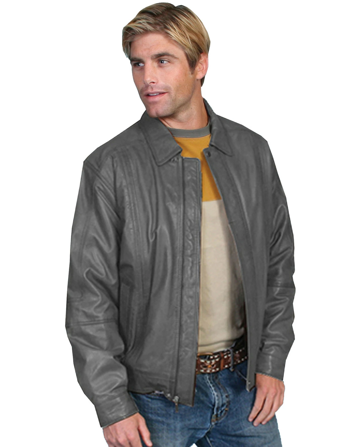 Scully Premium Lambskin Jacket - Tall For Men's Chocolate 9 Scully Premium Lambskin Jacket - Tall For Men's Chocolate - Image 7