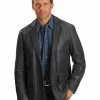 Scully Whipstitch Lambskin Leather Blazer - Tall For Men's Tan -Scully Shop 2000220450 001 P1