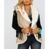 Honey Creek By Scully Women's Beige Faux Fur Vest Beige/khaki 2 Honey Creek By Scully Women's Beige Faux Fur Vest Beige/khaki -Scully Shop 2000280568 250 P1