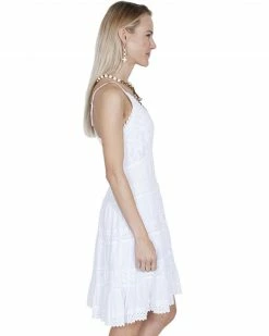Cantina By Scully Women's White Spaghetti Strap Dress 8 Cantina By Scully Women's White Spaghetti Strap Dress -Scully Shop 2000281416 100 P3