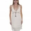 Cantina By Scully Women's Natural Tie Back Short Dress -Scully Shop 2000281421 101 P1