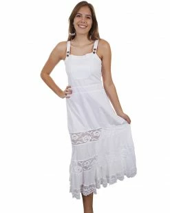 Cantina By Scully Women's White Front Pocket Maxi Dress 7 Cantina By Scully Women's White Front Pocket Maxi Dress -Scully Shop 2000281424 100 P1 1
