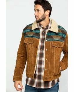 Scully Men's Cafe Brown Boar Suede Jean Jacket - Big 15 Scully Men's Cafe Brown Boar Suede Jean Jacket - Big -Scully Shop 2000297263 200 P1 1