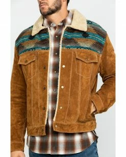 Scully Men's Cafe Brown Boar Suede Jean Jacket - Big 12 Scully Men's Cafe Brown Boar Suede Jean Jacket - Big -Scully Shop 2000297263 200 P4