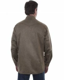 Scully Men's Mole Skin Shirt Jacket Black 7 Scully Men's Mole Skin Shirt Jacket Black -Scully Shop 2000329682 001 P2