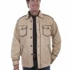 Scully Men's Faux Sherpa Lined Jacket Brown 2 Scully Men's Faux Sherpa Lined Jacket Brown -Scully Shop 2000329684 280 P1