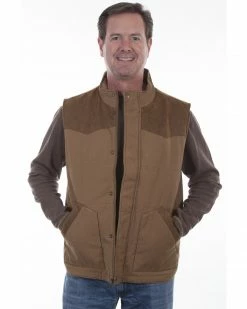 Scully Men's Canvas Vest Tan -Scully Shop 2000329689 280 P1 1