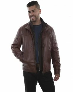 Scully Men's Leather Jacket Black -Scully Shop 2000329704 200 P1 2