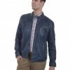 Scully Men's Denim Leather Jacket Indigo 1 Scully Men's Denim Leather Jacket Indigo -Scully Shop 2000329739 402 P1