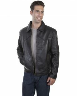 Scully Men's Leather Jacket Black