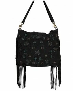Scully Women's Black Side Fringe Handbag 7 Scully Women's Black Side Fringe Handbag -Scully Shop 2000348978 001 P1 1