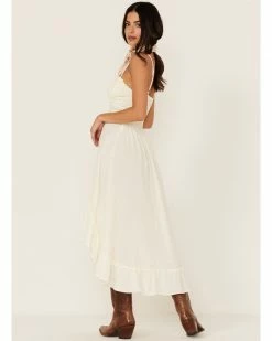 Scully Women's Embroidered Ruffled Hi-Lo Dress Cream 10 Scully Women's Embroidered Ruffled Hi-Lo Dress Cream -Scully Shop 2000363820 110 P4