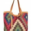 Scully Women's Southwestern Wool Tote Bag Orange
