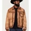 Scully Men's Solid Button Down Jacket Tan -Scully Shop 2000377889 280 P1