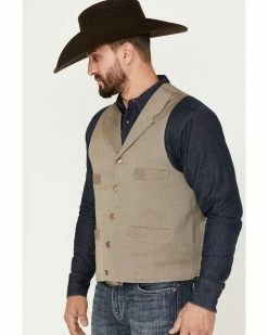 Scully Men's Ranchwear Vest Blue 8 Scully Men's Ranchwear Vest Blue -Scully Shop 2000378009 400 P2