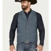 Scully Men's Ranchwear Vest Blue 2 Scully Men's Ranchwear Vest Blue -Scully Shop 2000378010 400 P1