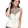 Scully Faux Shearling Vest For Women's Chalk 1 Scully Faux Shearling Vest For Women's Chalk -Scully Shop 225D12 JM P1