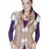 Scully Women's Suede Faux Fur Vest Off White 1 Scully Women's Suede Faux Fur Vest Off White -Scully Shop 225D16 Q6 P1