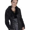 Scully Honey Creek Faux Suede And Faux Fur Jacket For Women's Black 2 Scully Honey Creek Faux Suede And Faux Fur Jacket For Women's Black -Scully Shop 225H77 89 P1