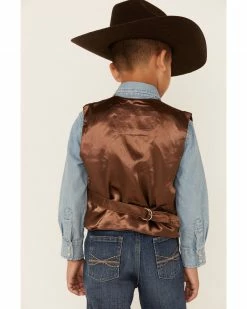 Scully Kid's Boar Suede Vest For Boys' Black 11 Scully Kid's Boar Suede Vest For Boys' Black -Scully Shop 266C65 Y6 P3