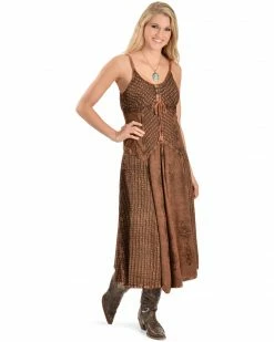 Honey Creek By Scully Women's Maxi Dress Blue -Scully Shop 356G18 56 P1