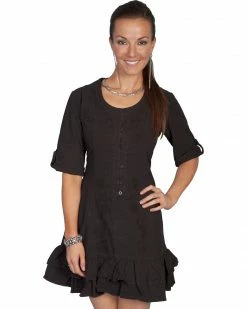 Scully Sweetheart Lace Up Back Dress For Women's White 9 Scully Sweetheart Lace Up Back Dress For Women's White -Scully Shop 356G52 89 P1