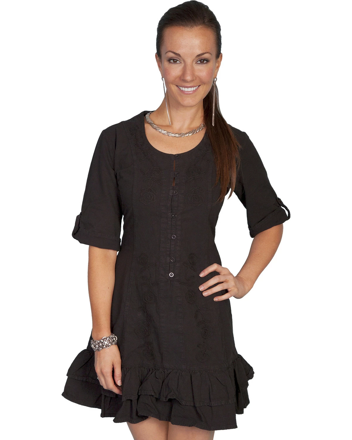 Scully Sweetheart Lace Up Back Dress For Women's White 5 Scully Sweetheart Lace Up Back Dress For Women's White - Image 4