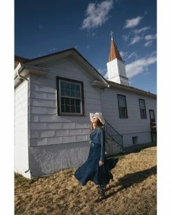 Scully Women's Lace-Up Jacquard Dress Black -Scully Shop 356H98 400 P1